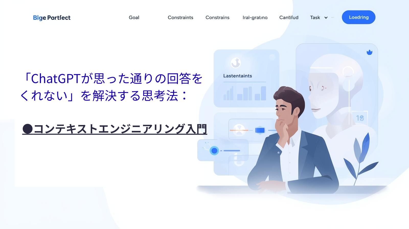 「ChatGPTが思った通りの回答をくれない」を解決する思考法：コンテキストエンジニアリング入門