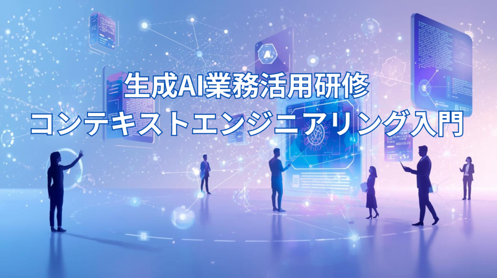 生成AI業務活用研修：コンテキストエンジニアリング入門