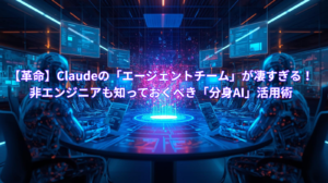 【革命】Claudeの「エージェントチーム」が凄すぎる！非エンジニアも知っておくべき「分身AI」活用術