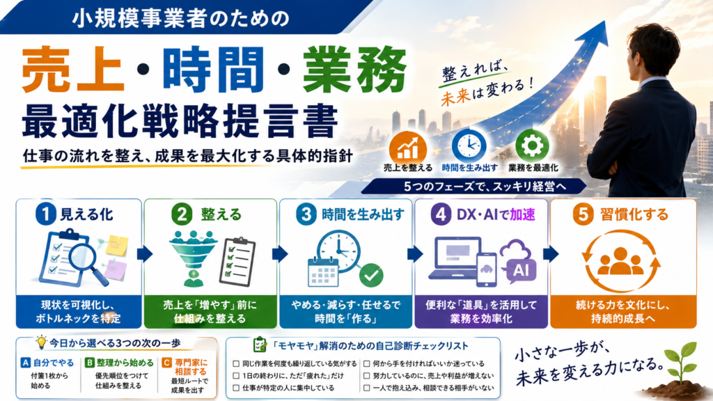 売上・時間・業務最適化戦略