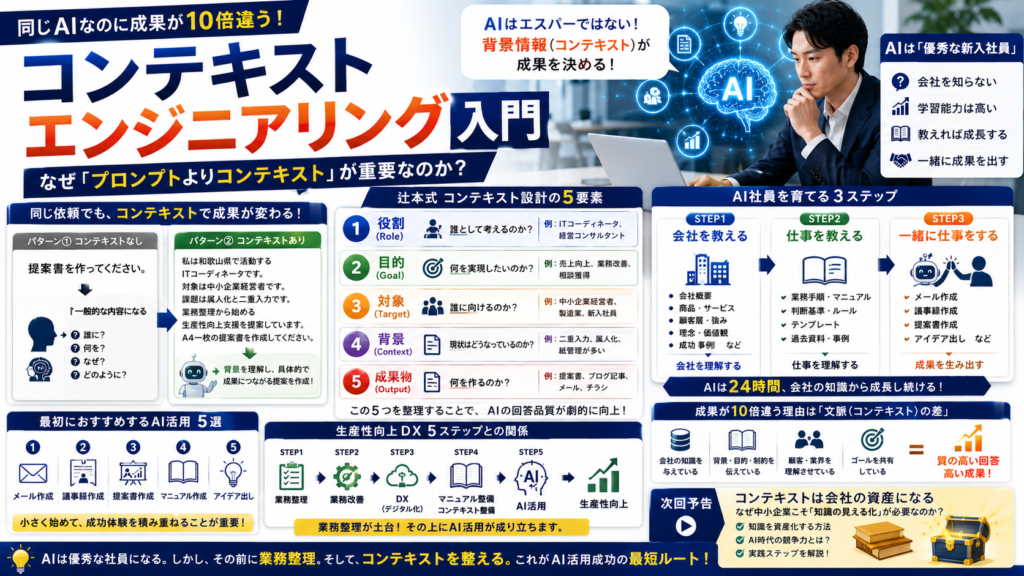 コンテキストは会社の資産になる なぜ中小企業こそ「知識の見える化」が必要なのか？