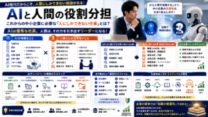 AIと人間の役割分担｜これからの中小企業に必要な「人にしかできない仕事」とは？
