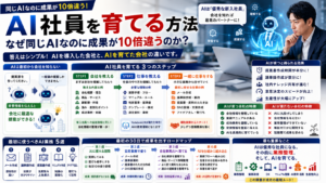 AI社員を育てる方法｜なぜ同じAIなのに成果が10倍違うのか？